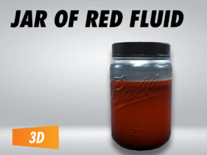 Jar of Red Fluid